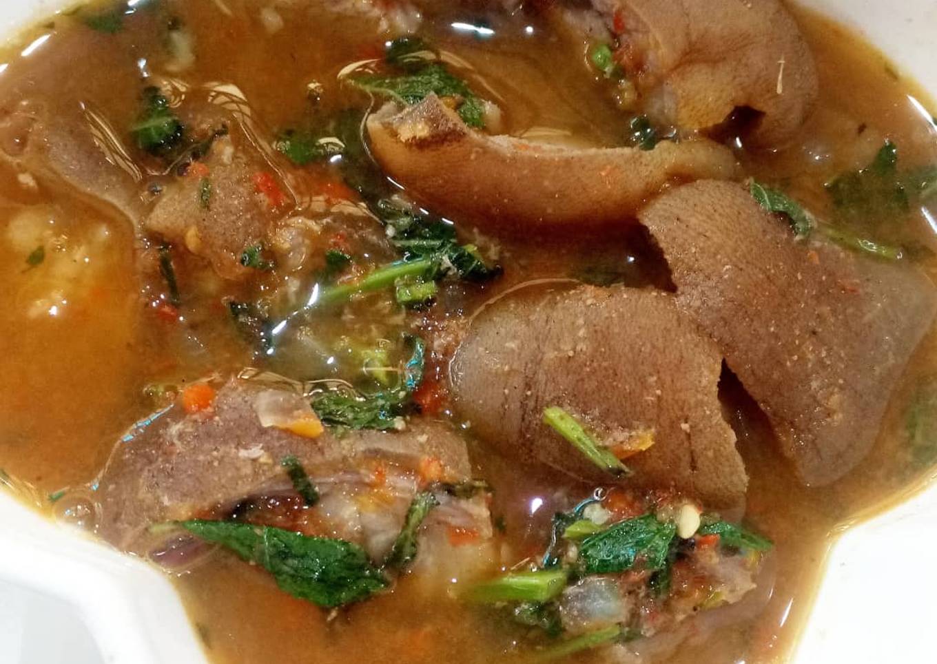 Goat meat peppersoup