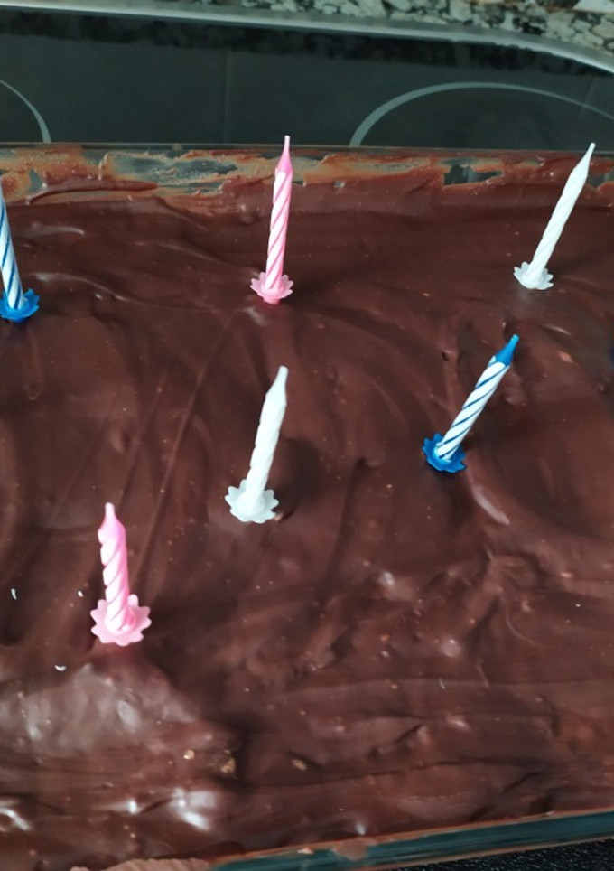 Una foto de Tarta de galletas de la abuela sin lactosa