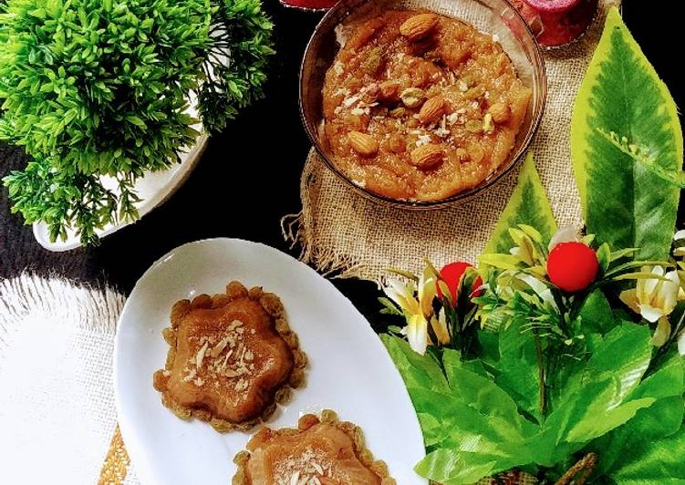 Step-by-Step Guide to Prepare Super Quick Homemade Gandum ke atay ka halwa(wheat flour)