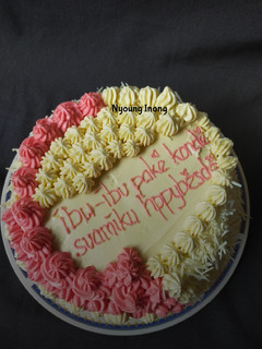 Foto resep Birthday Cake Basic Tiramisu Kukus