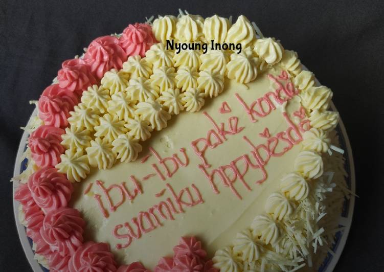 Resep masakan Birthday Cake Basic Tiramisu Kukus | Cara Masak Birthday Cake Basic Tiramisu Kukus Yang Enak dan Simpel