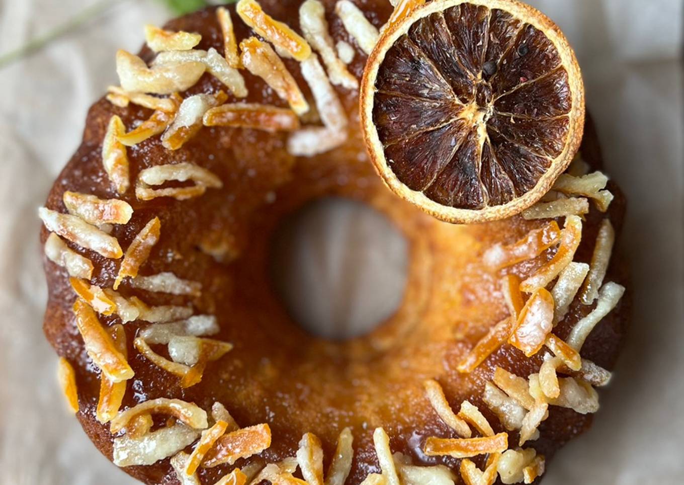 Orange Cake and Candied peel ðŸŠ