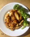 Lườn cá hồi chiên nước mắm