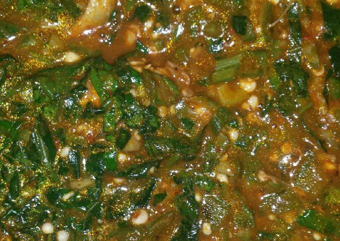 Okra and ogbono soup