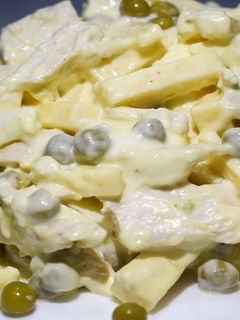 Фото Один из вкусных салатов с куриной грудкой.