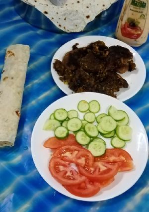 صورة لوصفة شاوارما برجر