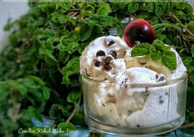 Ternyata ini loh! Resep buat Vanilla Choco Ice Cream Homomade  istimewa