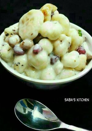 A picture of Peanut Foxnut Fruit Salad.