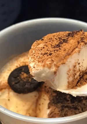 Una foto de Gelatina De Queso Philadelphia...🍮🥄🍫🍪🥨🧀