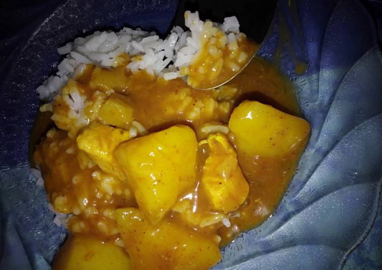 Recipe: Perfect Nasi Curry Ayam