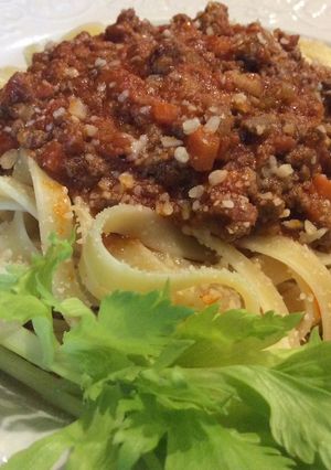 A picture of Bolognese Sauce.