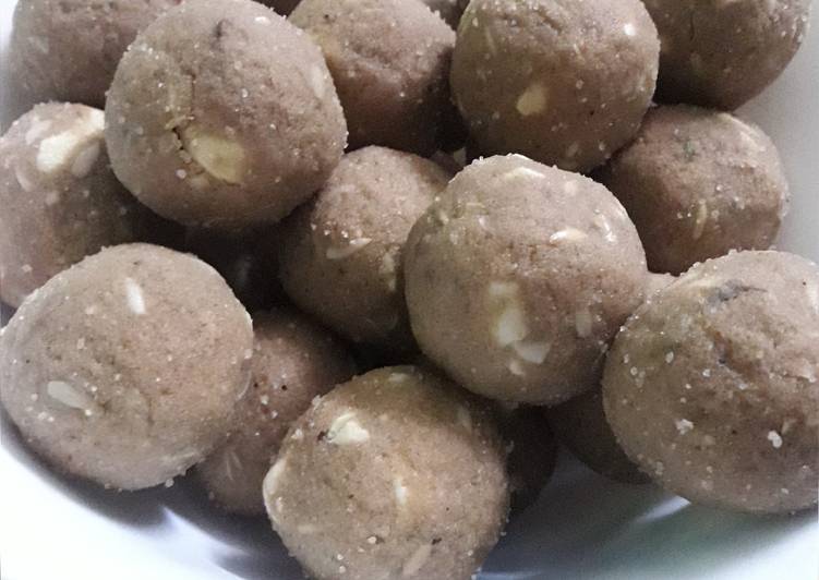 Easiest Way to Make Homemade Gond atta ke laddu