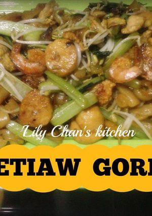 Foto resep Kwetiaw Goreng ala LC (versi halal tanpa sosis B2)