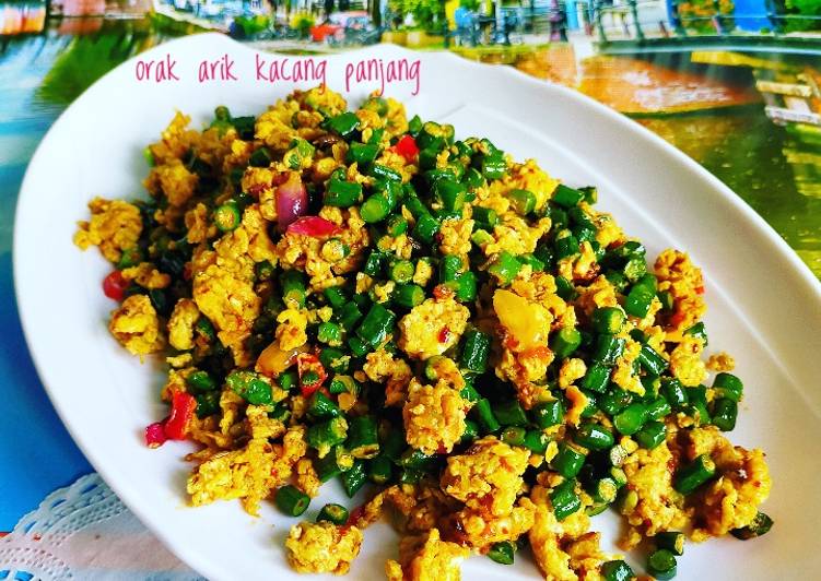 Resep Orak arik kacang panjang yang sempurna
