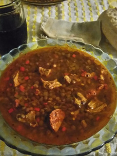Una foto de Guiso de lentejas