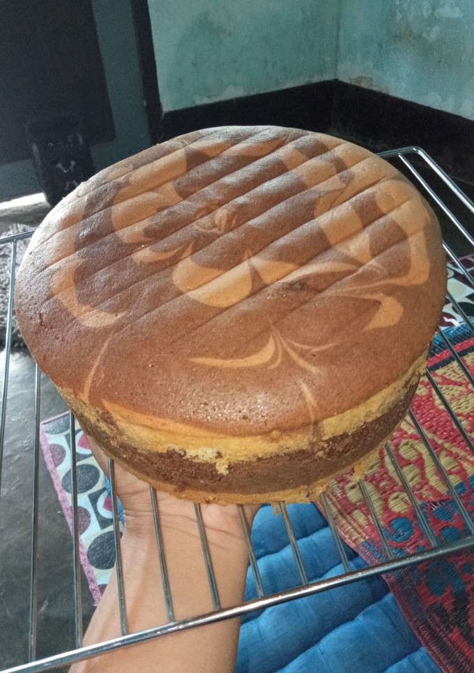 Foto resep Bolu zebra panggang 🦓😁