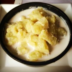 Vrat special Sweet potato with sweet coconut milk A picture of Vrat special Sweet potato with sweet coconut milk.
