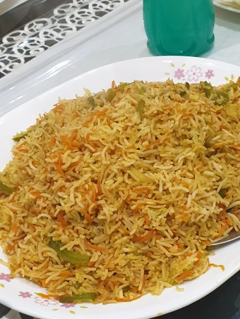 Easy Way Prepare Recipe Vegetable Fried Rice that is  Makes Drooling, Addictive}
