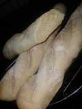 Pan francés o baguet en panificadora