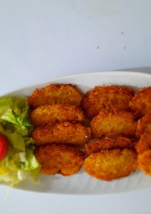 عکسی از دستور کتلت سوسیس و سیب زمینی