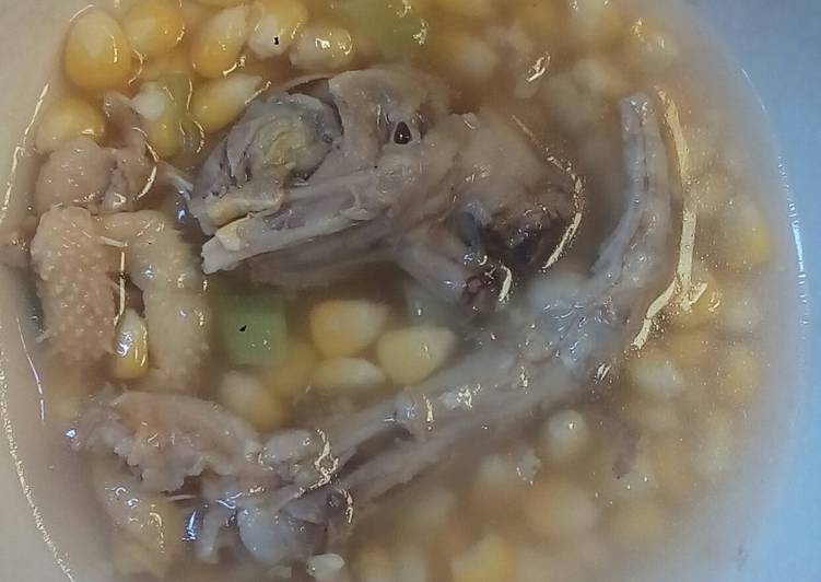 Sop Jagung Ceker kepala ayam juara rasa