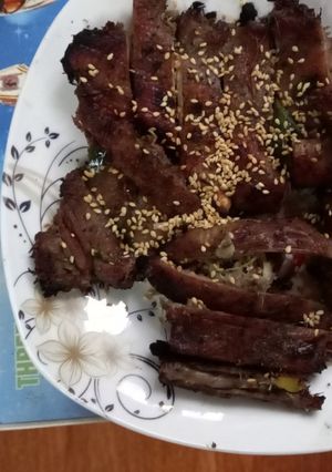 Hình của món Vịt nướng riềng sả.