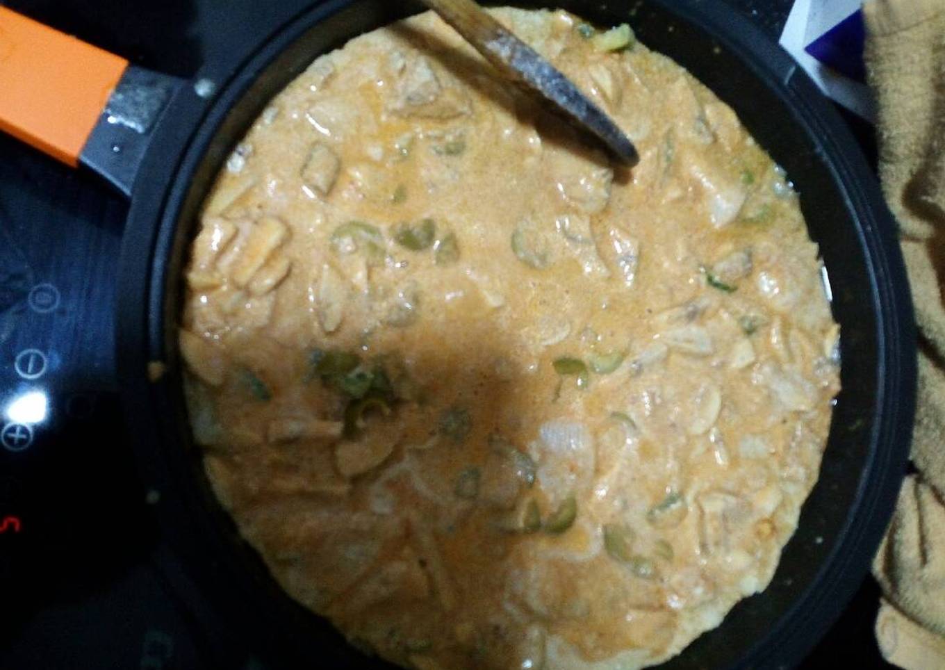 Pollo strogonoff fácil