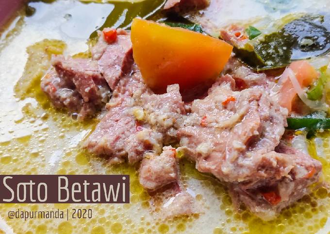 Resep Soto Betawi Santan Susu Anti Gagal