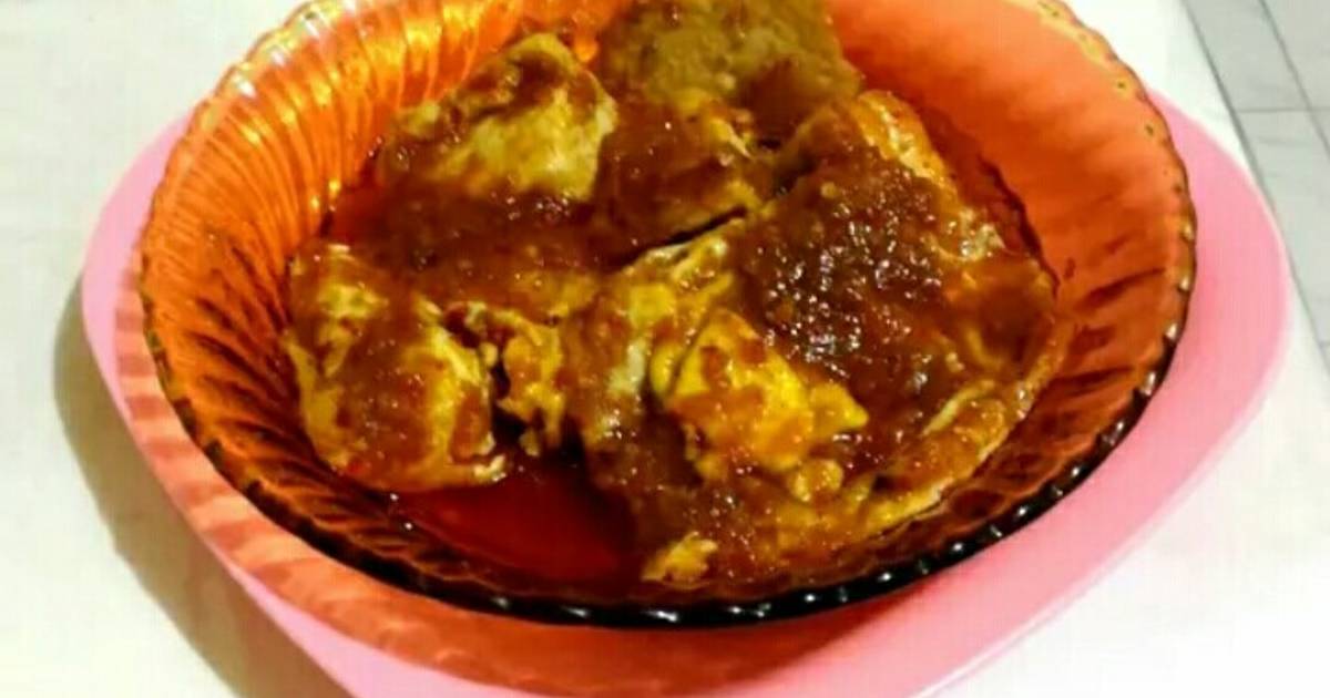 Resep Telur Tahu Masak Habang Ala Hintalu Masak Habang Oleh Pawon