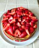 Cheesecake di ricotta con le fragole