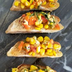 A picture of Bruschetta.