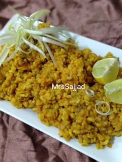 A picture of Bhuni Huwai Moong Dal.