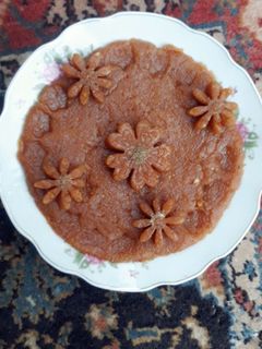 عکسی از دستور حلوای شیره انگور