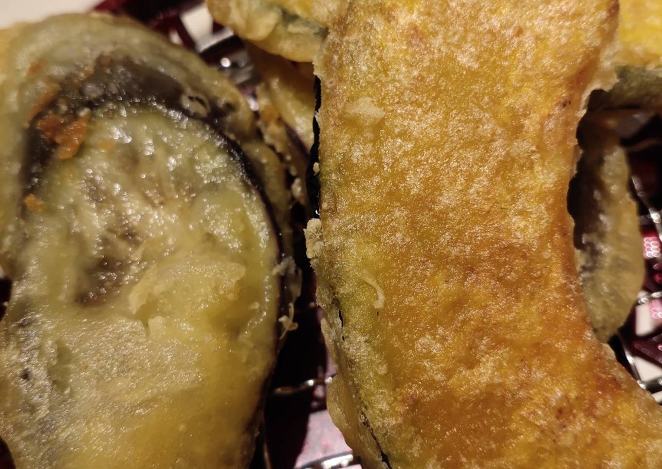 Fried Eggplant and Pumpkin