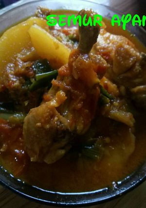 Foto resep Semur ayam kentang