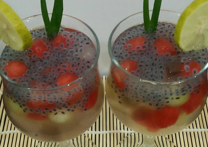 Resep Minuman Semangka Selasih Oleh Rohani Tanjung Cookpad