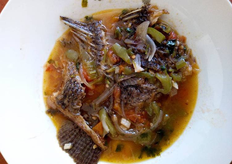 Simple Way to Prepare Homemade Tilapia fish stew