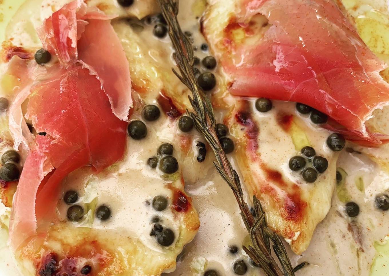 Pechuga de pollo a la valdostana