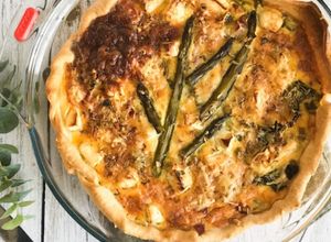 Foto de Quiche de Espargos, Brócolos, Bacon e queijo Feta