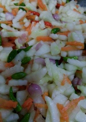 Foto resep Acar bawang,timun,wortel +cabe rawit