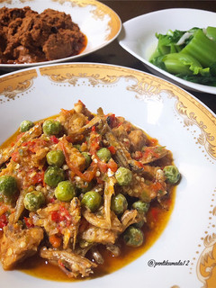 Foto resep Tumis Pedes Teri Tempe Kecombrang