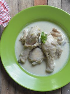 Foto resep Ayam Ampal Putih / Opor Ayam