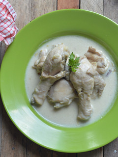 Foto resep Ayam Ampal Putih / Opor Ayam