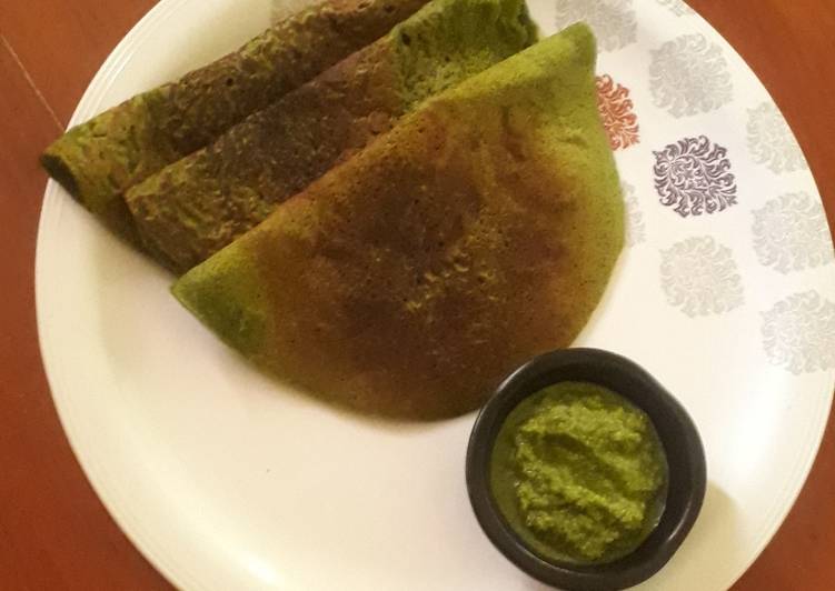 Simple Way to Prepare Any-night-of-the-week Green moong dal chilla
