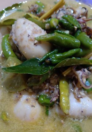 Foto resep Cumi isi masak butho ijo..😂😂