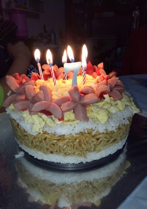 Foto resep Cake Mie Instan