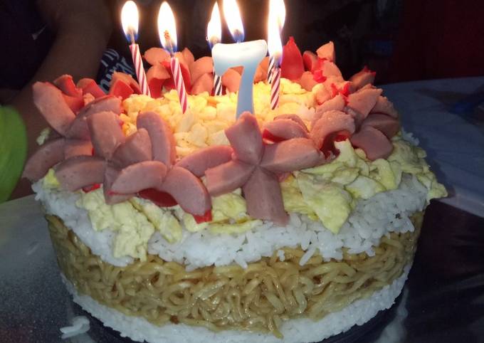 Cara Gampang Membuat Cake Mie Instan yang Sempurna