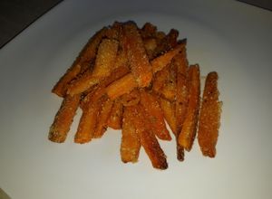 Una foto de Bastones de zanahoria snack sin gluten VEGAN