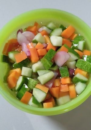 Foto resep Acar mentah timun+wortel