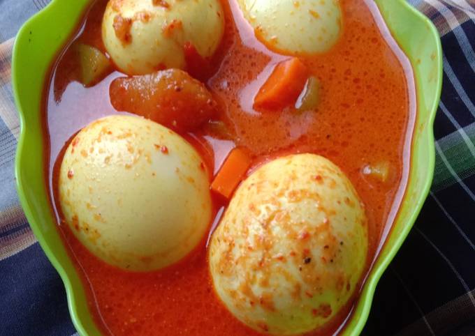 Resep Kari Telur Sayuran Oleh Mama Kafa Cookpad